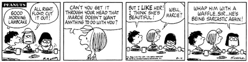 Illustration for article titled How Peanuts Used Marcie To Explore Unhealthy Relationships